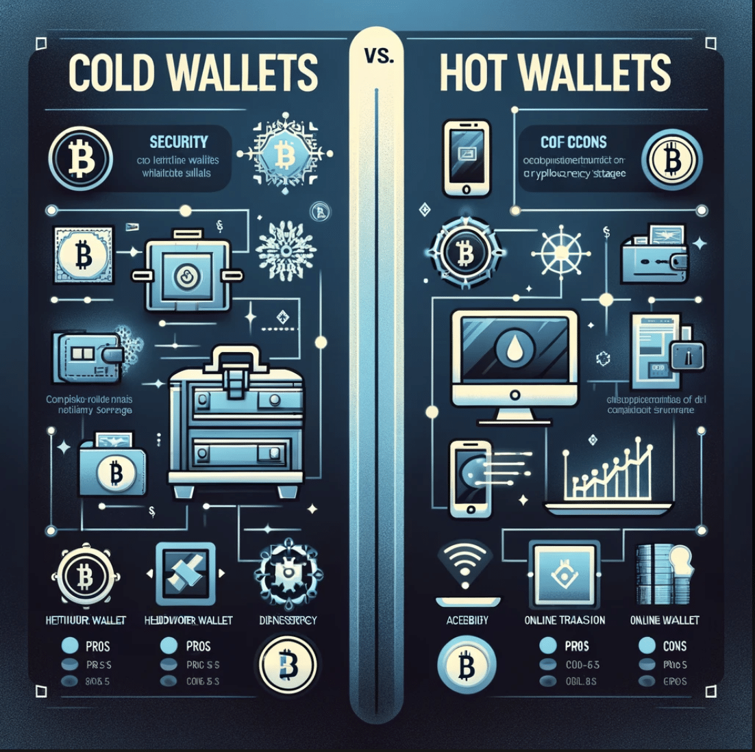 Cold Wallet vs Hot Wallet - Cryptocurrency, Bitcoin, Etherem, and Litecoin